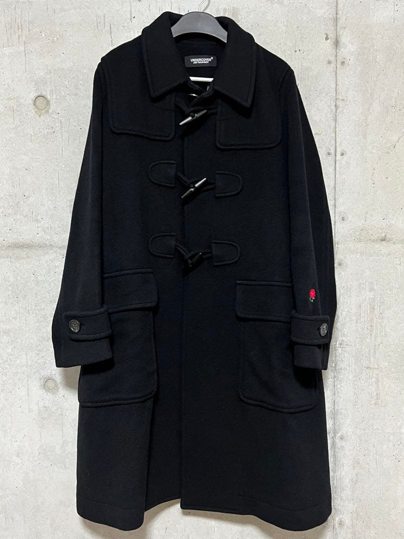 UNDERCOVER 19AW ダッフルコート バラ刺繍 バックデザイン