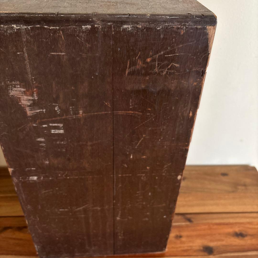 【専用です】　　アンティーク　引き出し7段 小物入れ 古道具 木製 昭和　レトロ