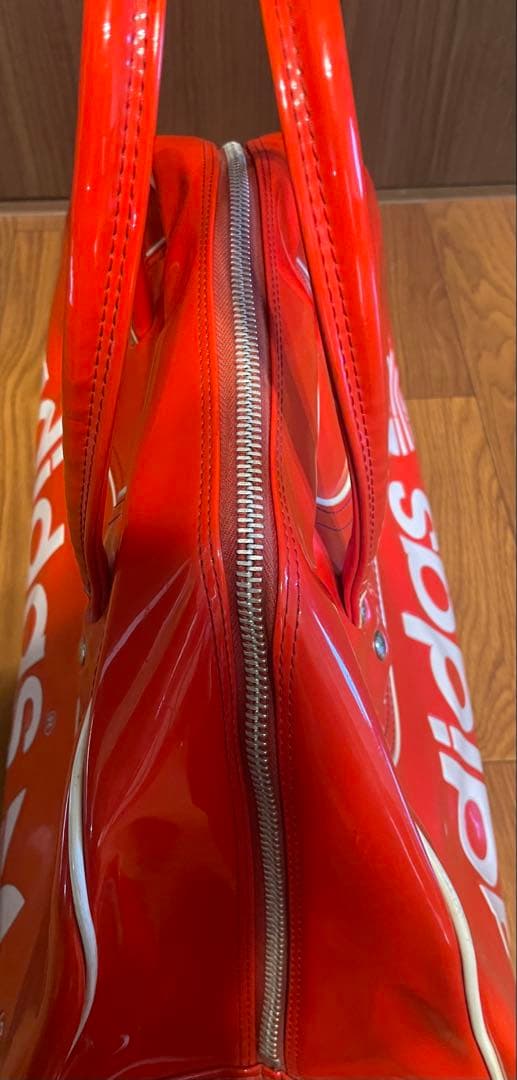 ガラス希少 80s adidasボストンバッグ　アディダス　トレフォイル