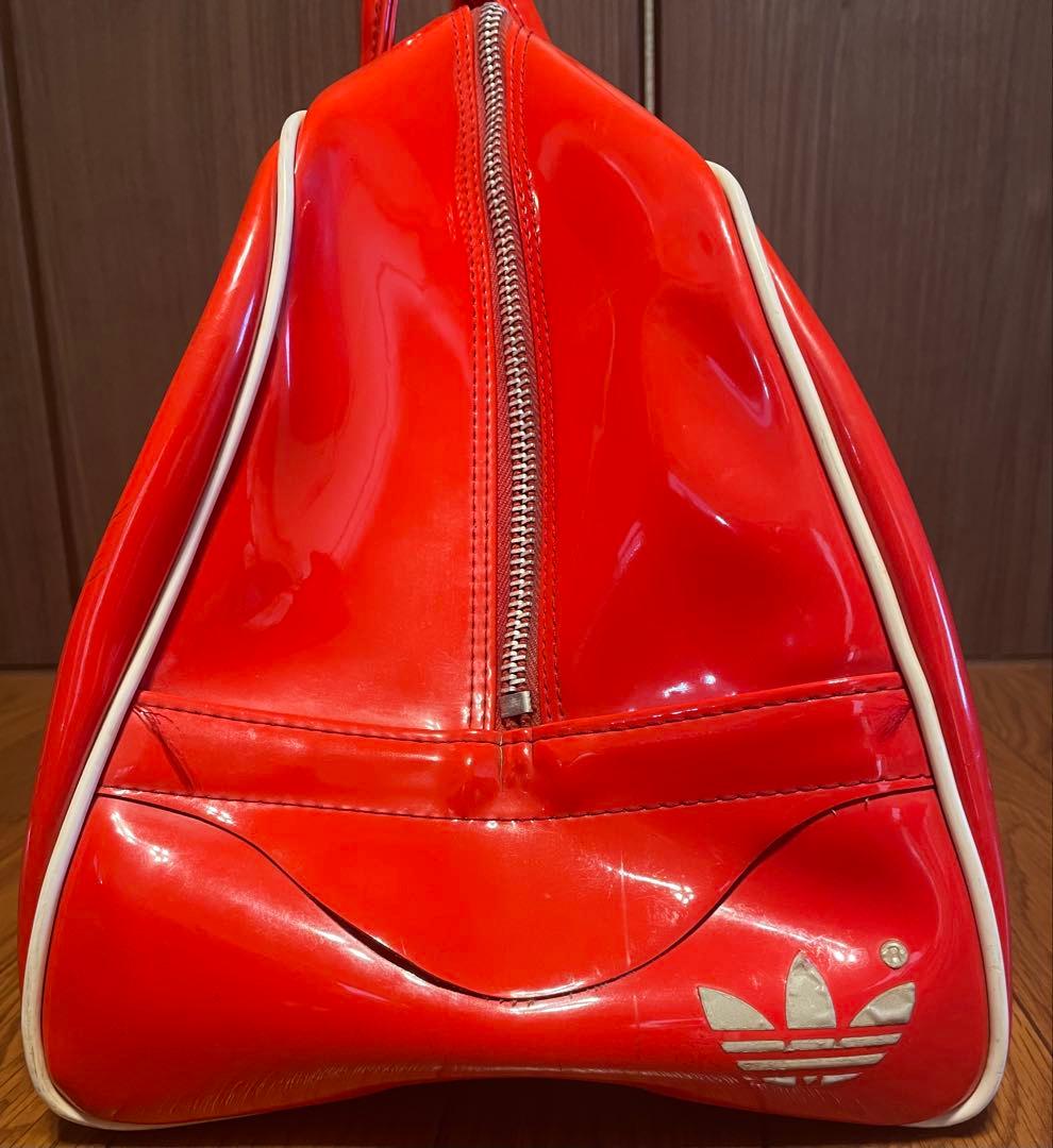 ガラス希少 80s adidasボストンバッグ　アディダス　トレフォイル