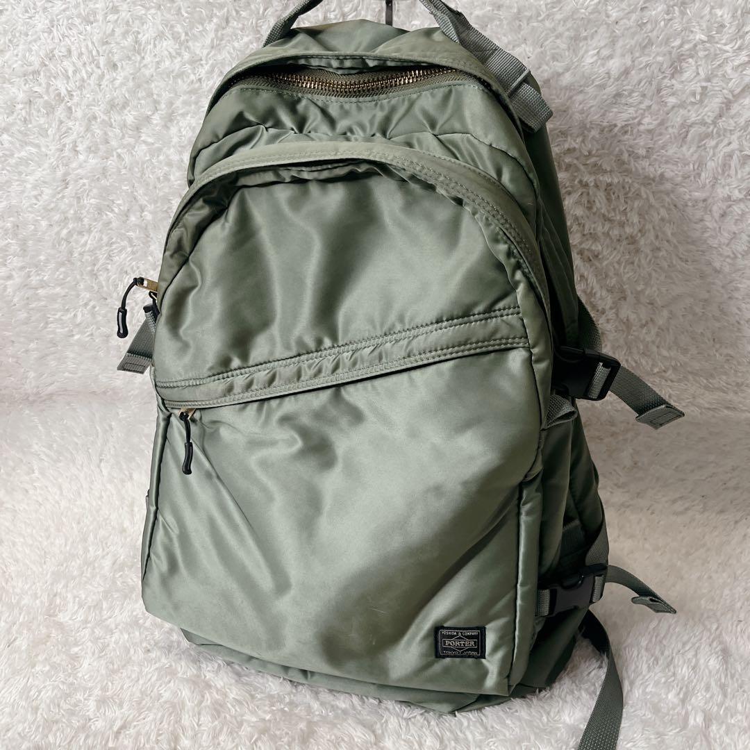 新型 ポーター タンカー セージグリーン XL バックパック 大容量 特大