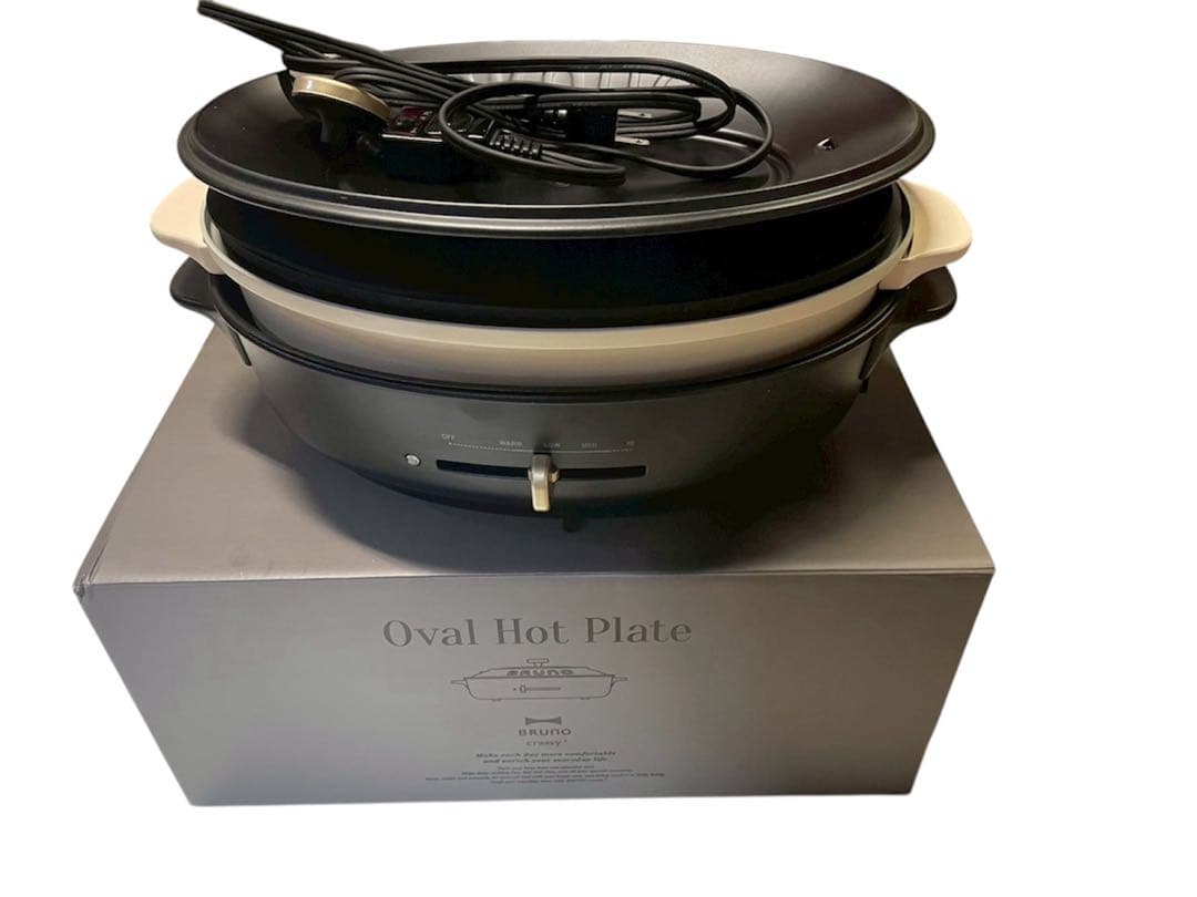 BRUNO ホットプレート オーバル ブラック
