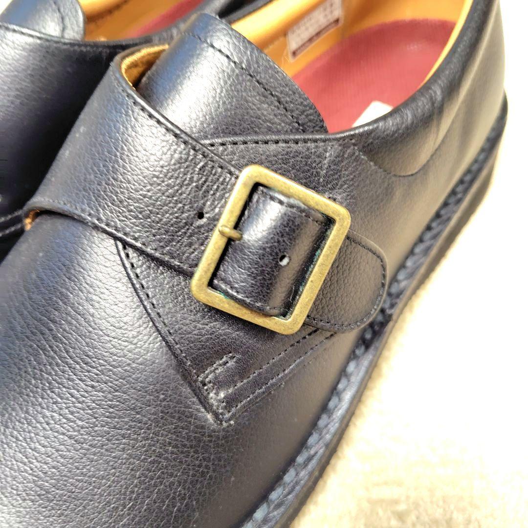 未使用級 リーガル JJ25 ビジネスシューズ モンクストラップ 革靴 レザー