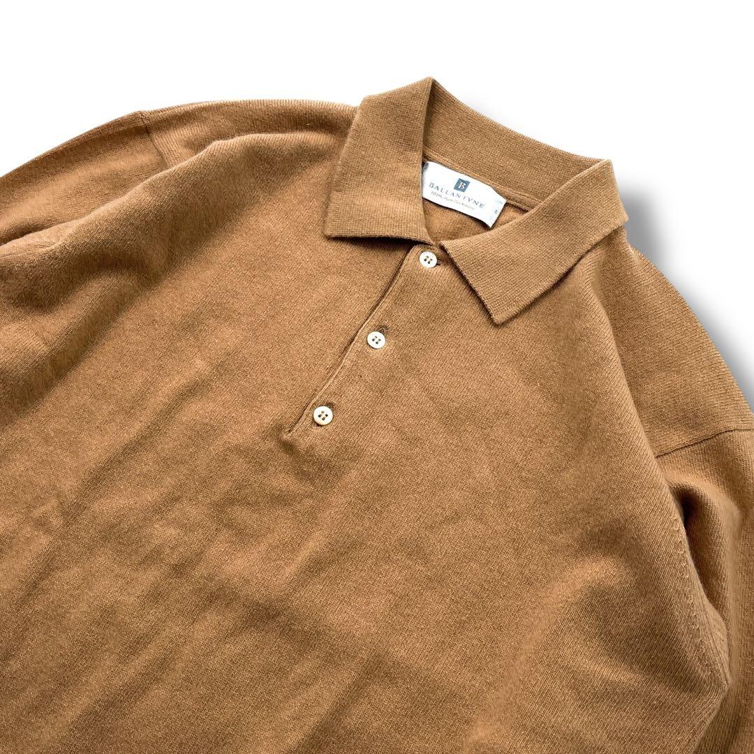 【美品】 BALLANTYNE　バランタイン カシミヤ100% ニット 長袖　襟
