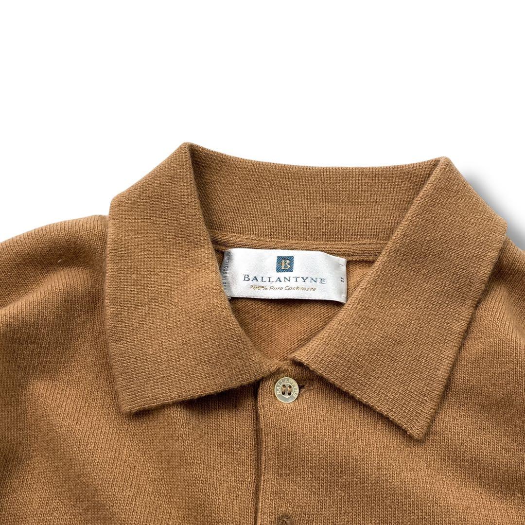 【美品】 BALLANTYNE　バランタイン カシミヤ100% ニット 長袖　襟