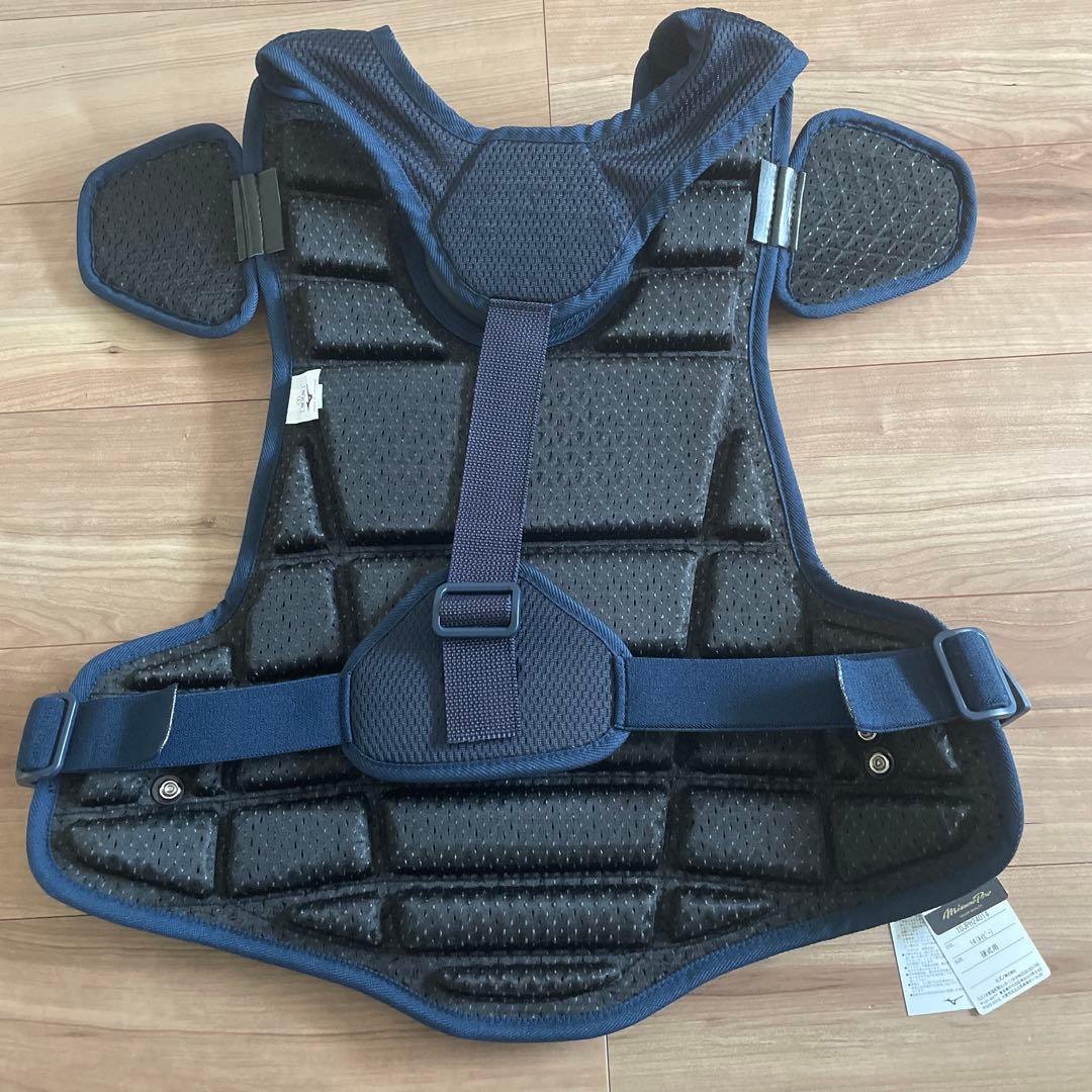 【ミズノプロ】號SAKEBI 硬式用プロテクター(ネイビー)