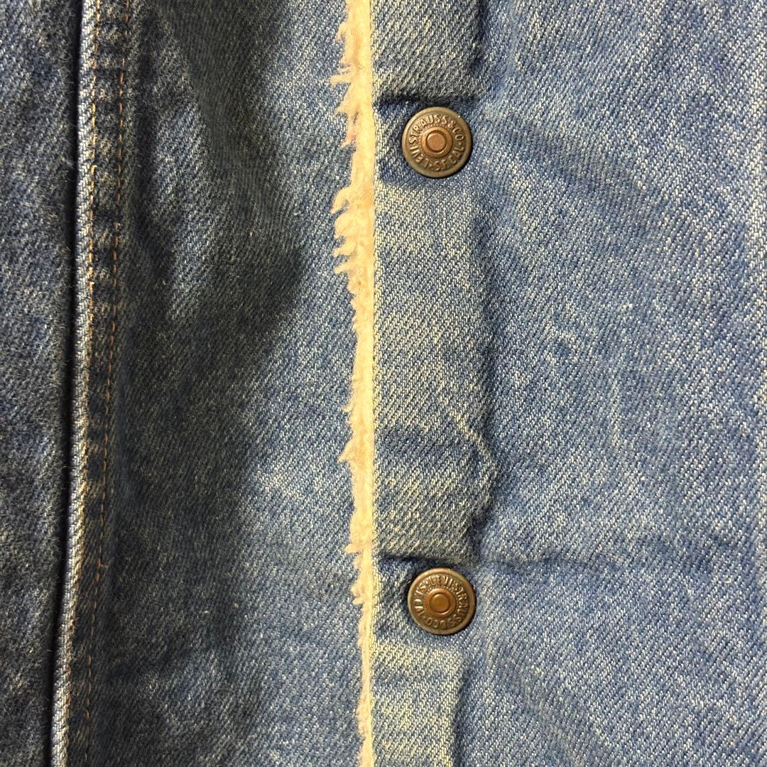 Levi’s　ボアジャケット　デニム　70605　70s　USA製　古着