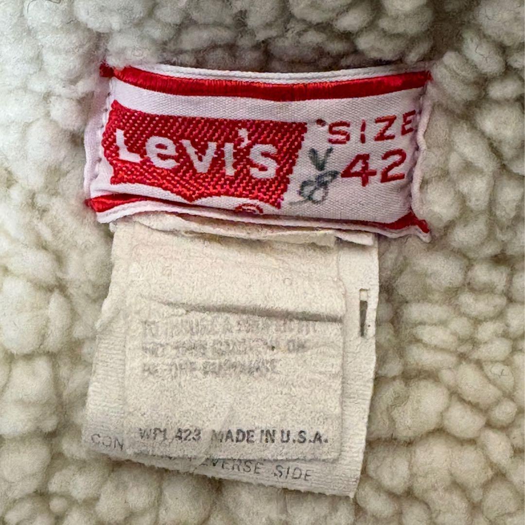 Levi’s　ボアジャケット　デニム　70605　70s　USA製　古着