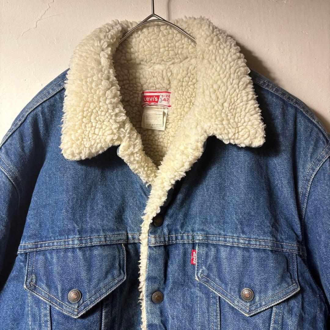 Levi’s　ボアジャケット　デニム　70605　70s　USA製　古着