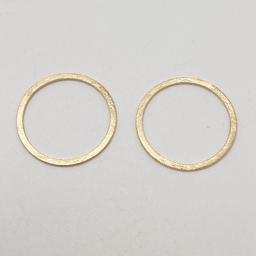 GSTV ゴールド　金　フープ　チャーム　刻印　750 ITALY 804AR