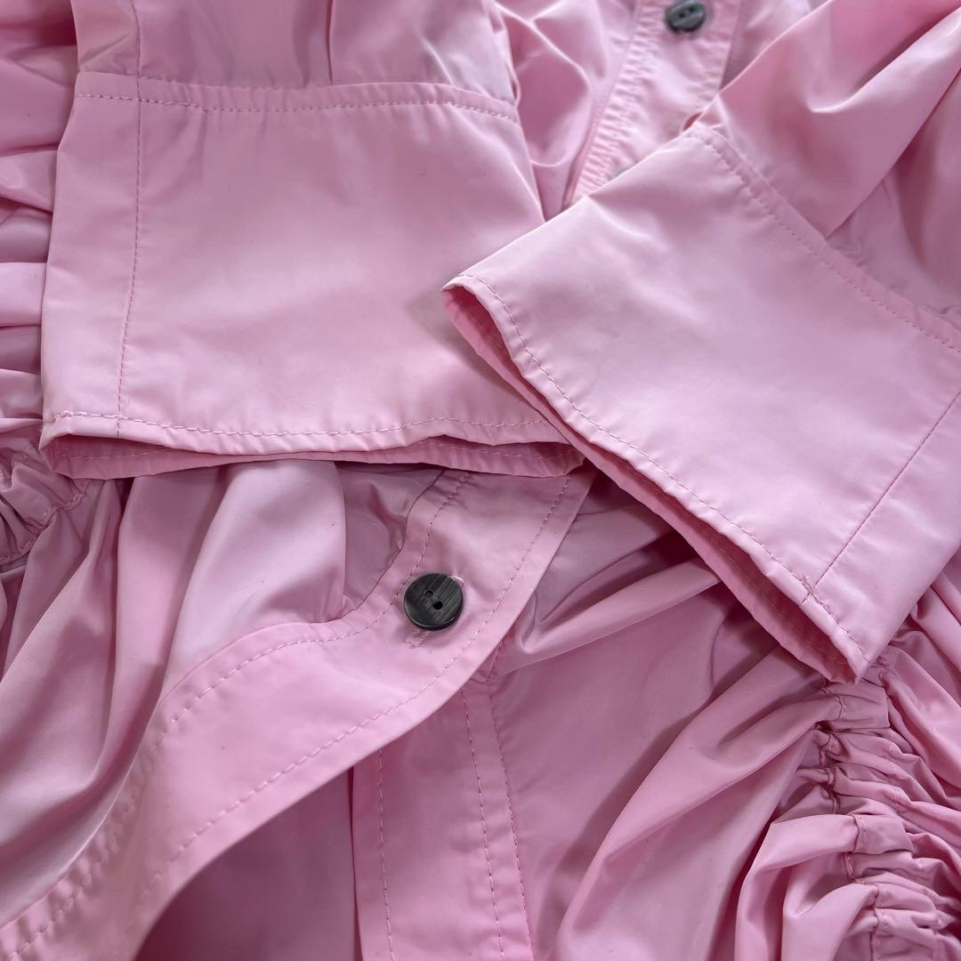 MAISON SPECIAL パフスリーブ 2WAYタフタシャツ　ギャザー