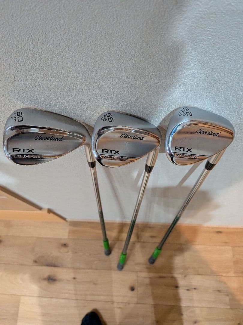 Cleveland RTX　ジップコア　ウェッジ　3本セット