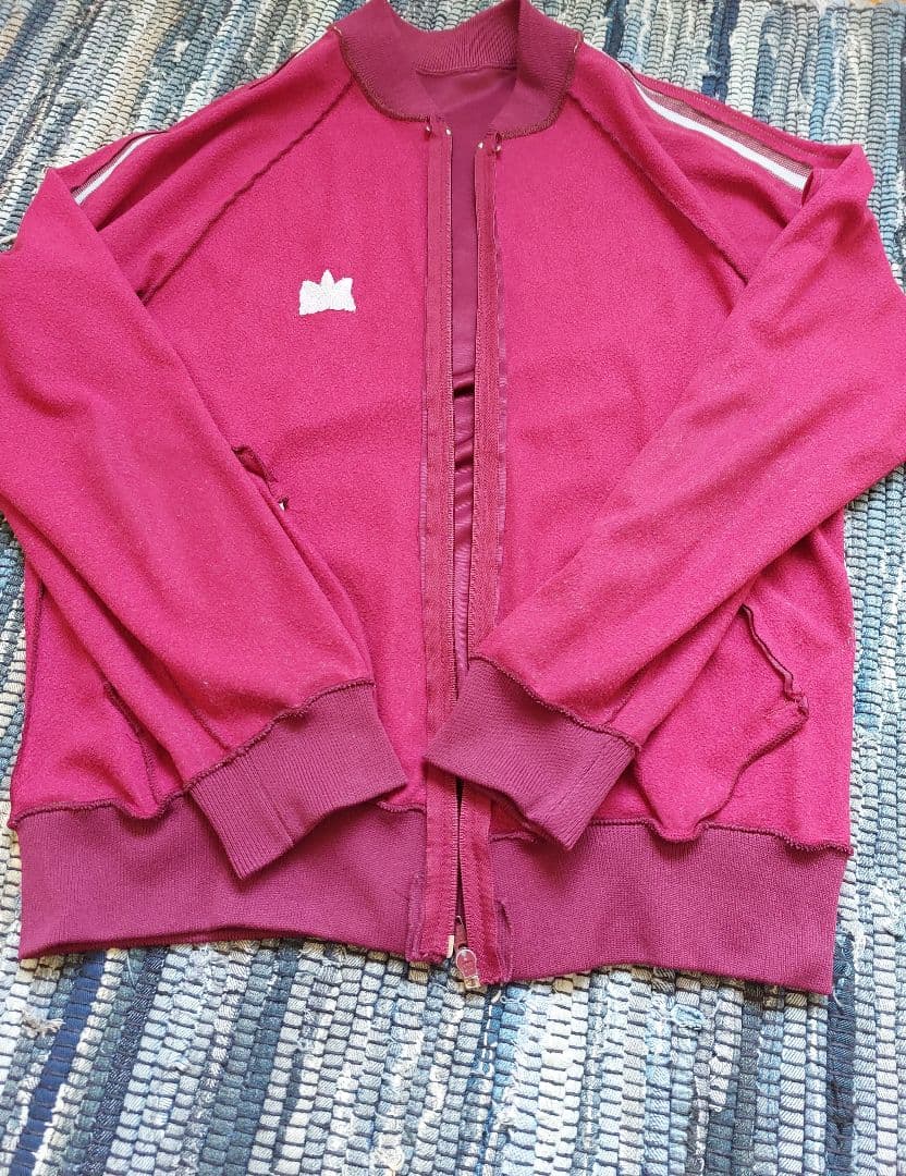 adidas バーガンディ atp M 美品　80年代　好配色　オリジナル