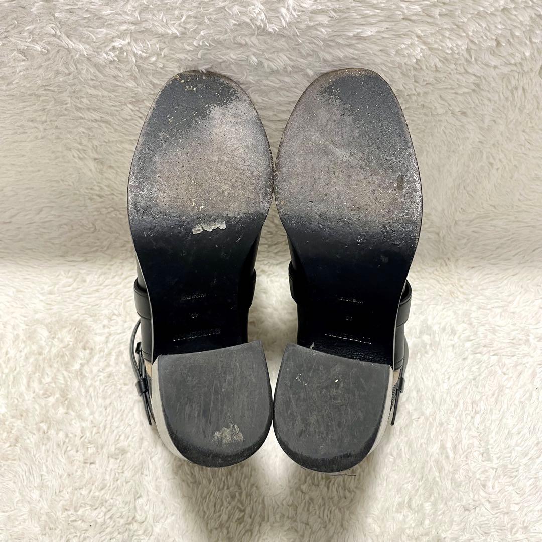 現行モデル BURBERRY バーバリー チェック＆レザー ヒールブーツ