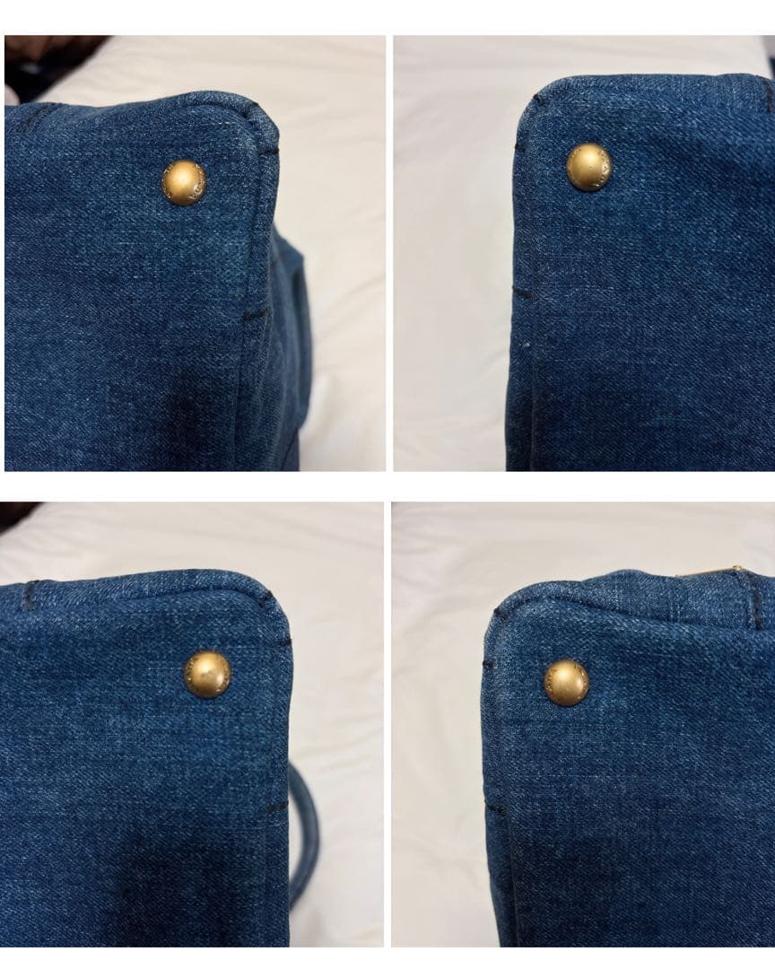 PRADA トートバッグ　カナパS 2way ストラップ付 インディエゴ