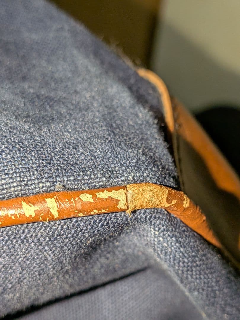 80's L.L.Beanネイビーキャンバスボストンバッグ 2way