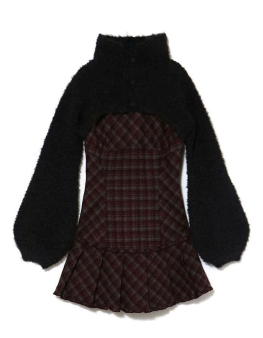 andmary Lulu check set mini dress 新品　タグ