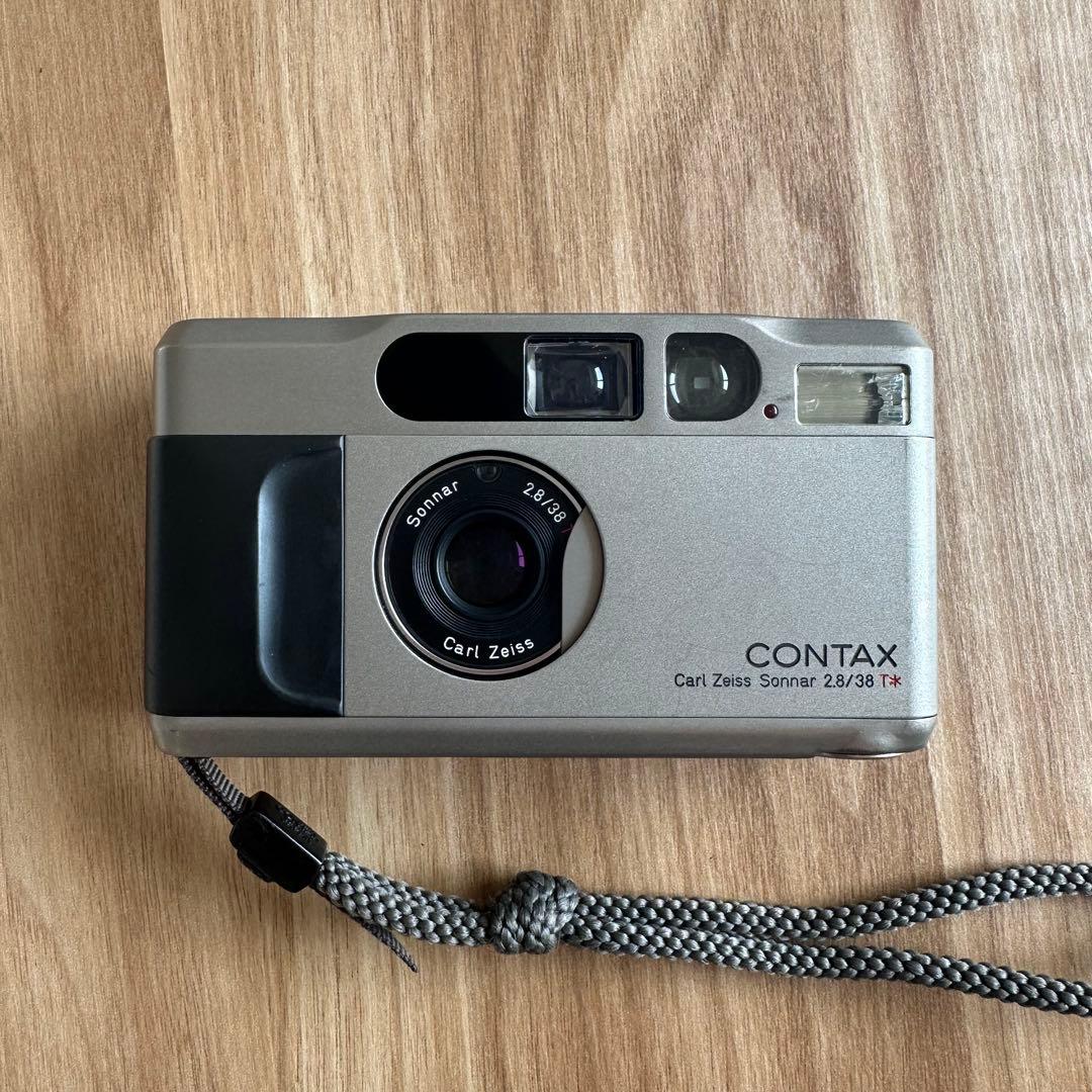 CONTAX T2 ジャンク コンパクトフィルムカメラ シルバー