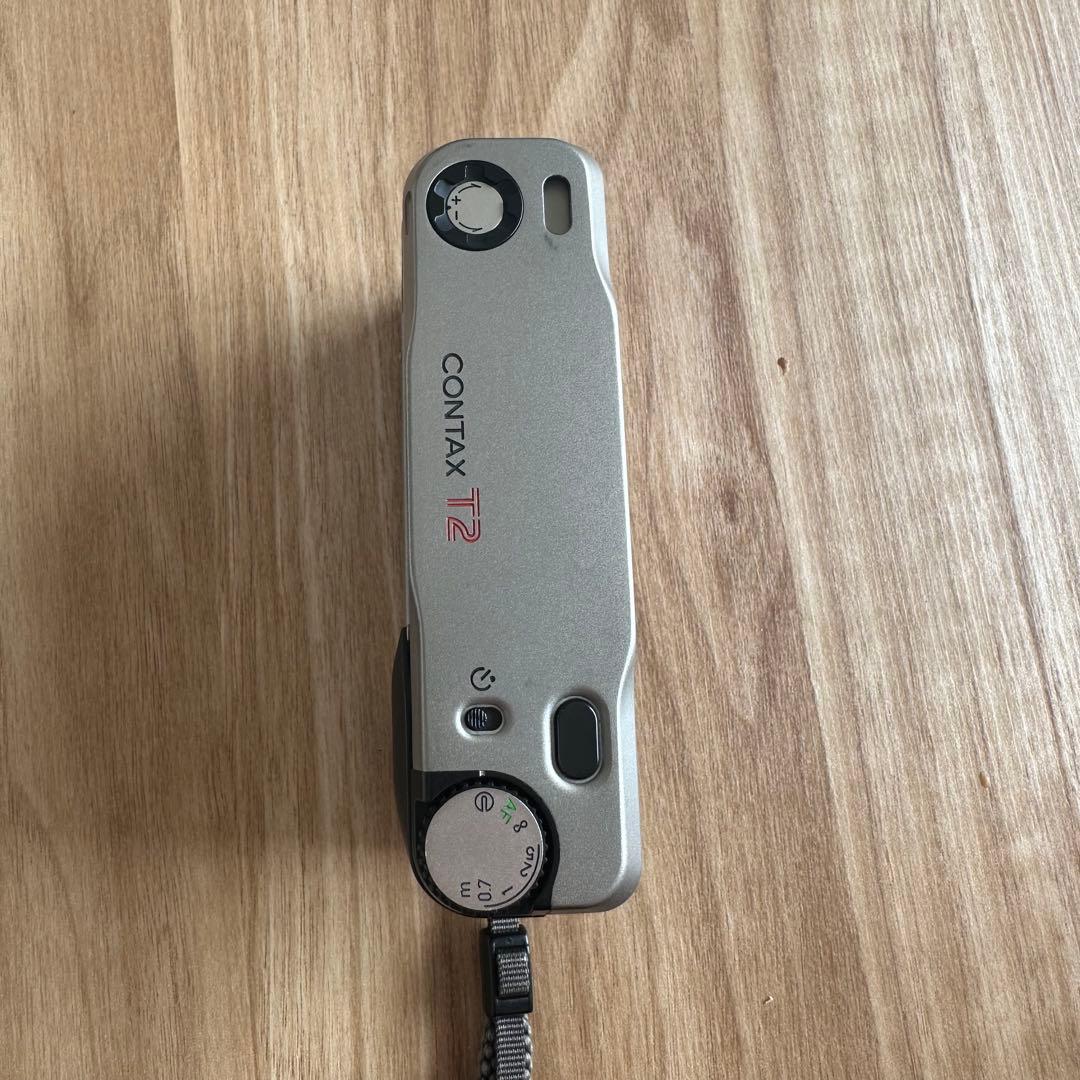 CONTAX T2 ジャンク コンパクトフィルムカメラ シルバー