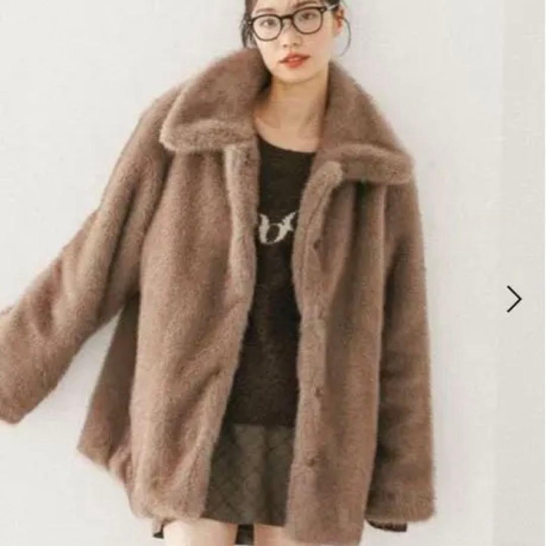 ヘザー　MIXファーミドルジャケット