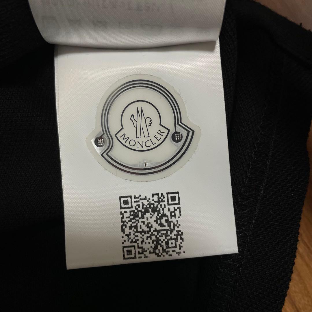 新品タグ付き　MONCLER ポロシャツ　ブラック　XL モンクレール