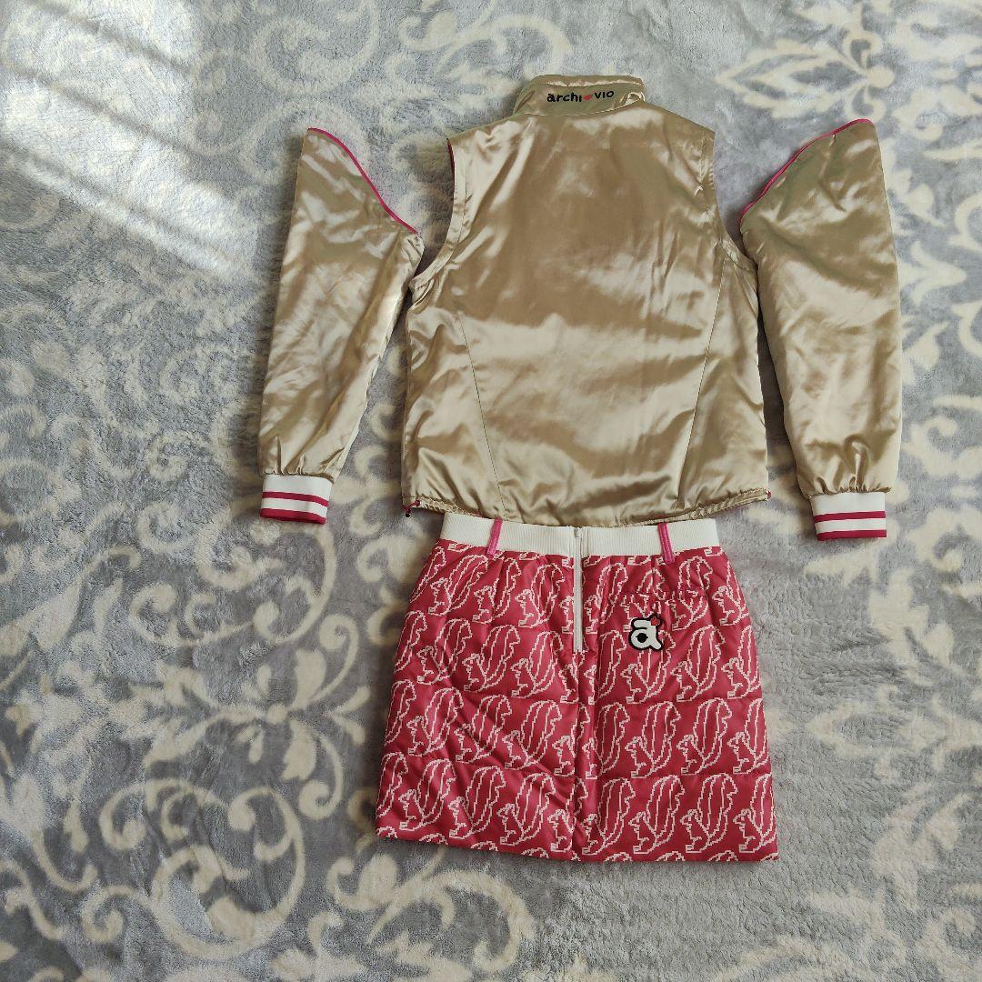 新品archivio ジャケット（ベストにもなる）スカートのリバーシブルセット