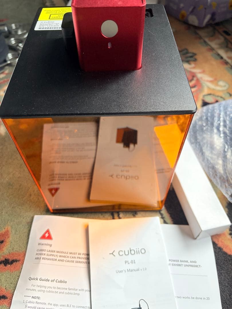 cubiio レーザー加工機　レーザー彫刻機