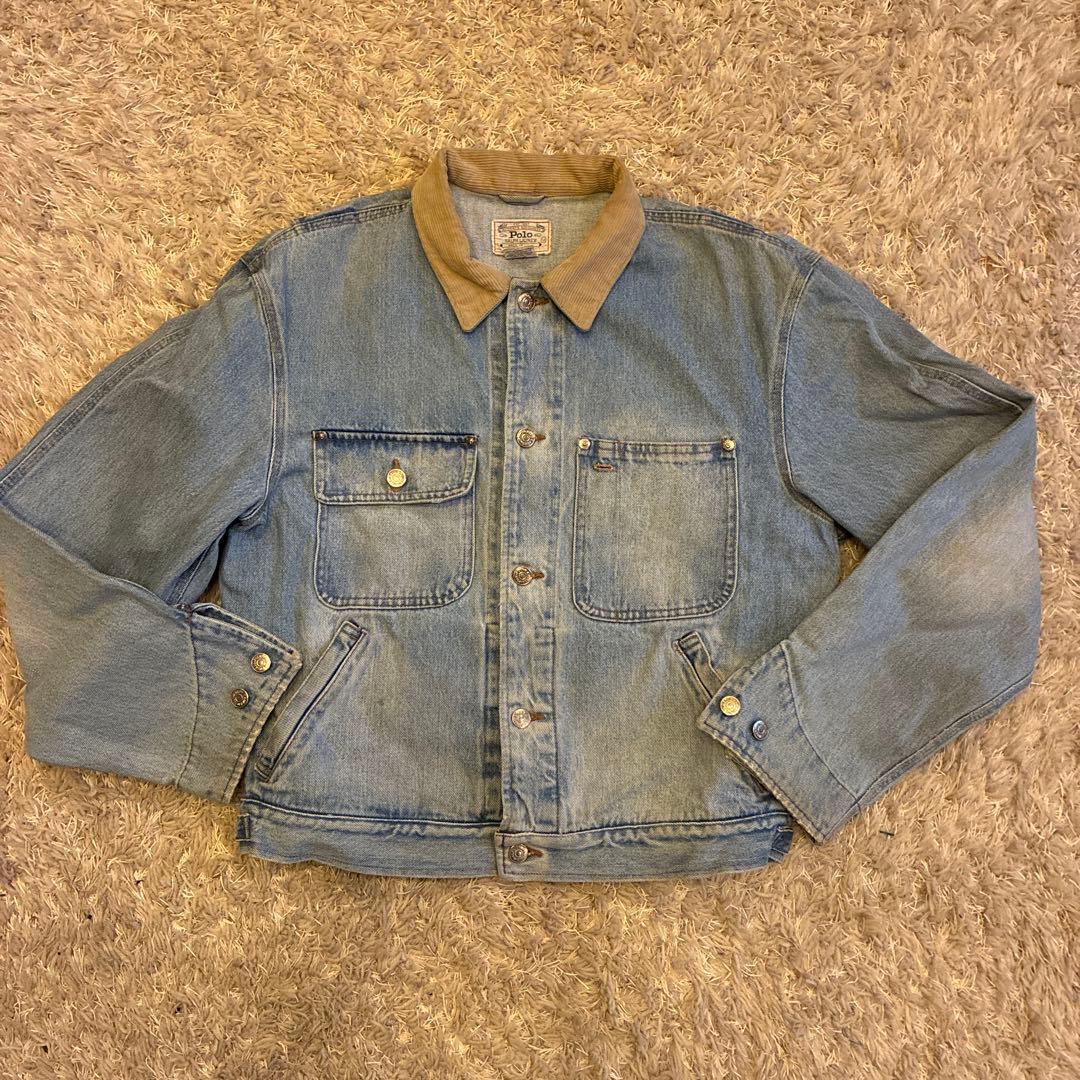 ビンテージ　ポロラルフローレン　デニムジャケット