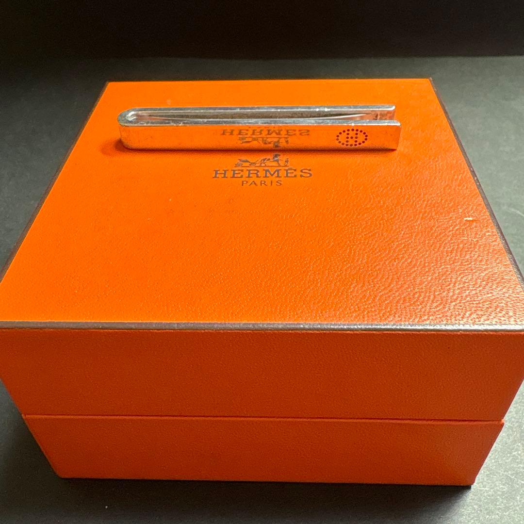 《美品》HERMES エルメス タイピン エブリン エクリプス