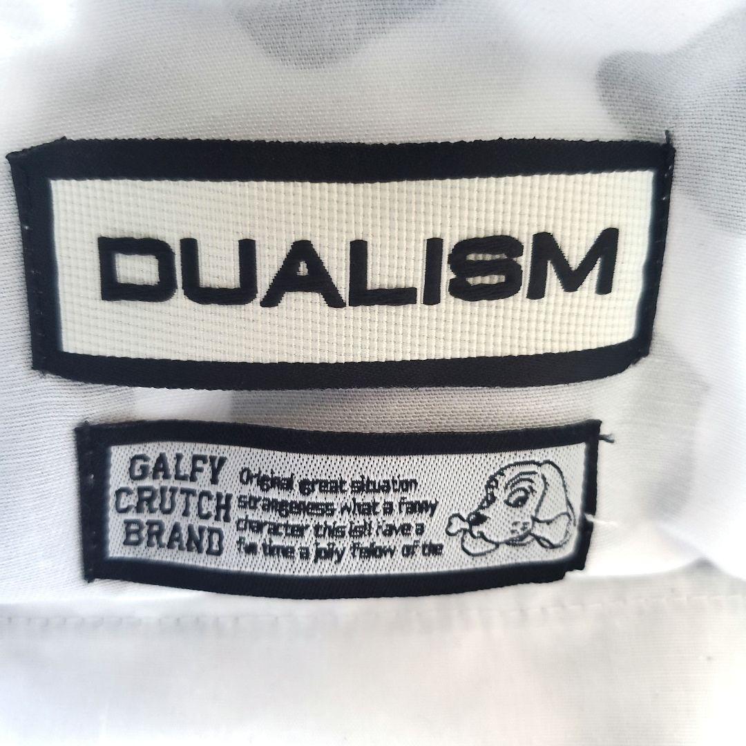 DUALISM × GALFY　ブーメランとダルメシアンのカーゴパンツ　白　希少