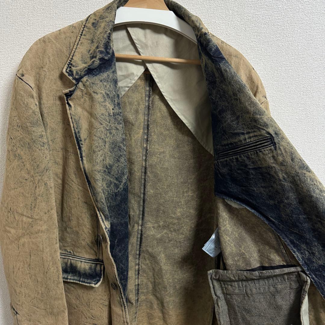 DIESEL デニム テーラード ジャケット アウター XXL 希少 ブレザー