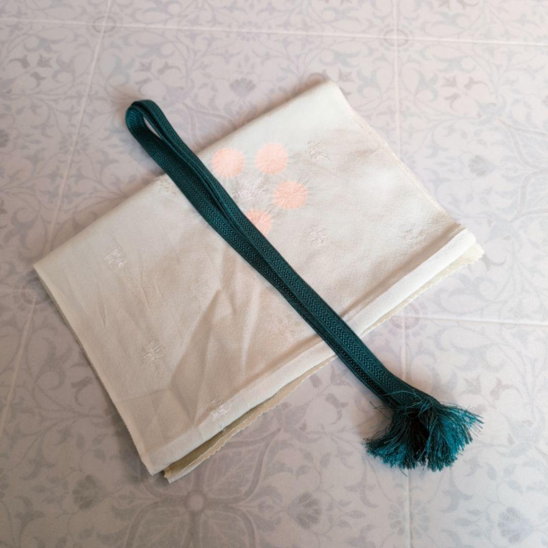 訪問着単品　着物　正絹　墨黒グレー　竹林　竹藪　クール　F1