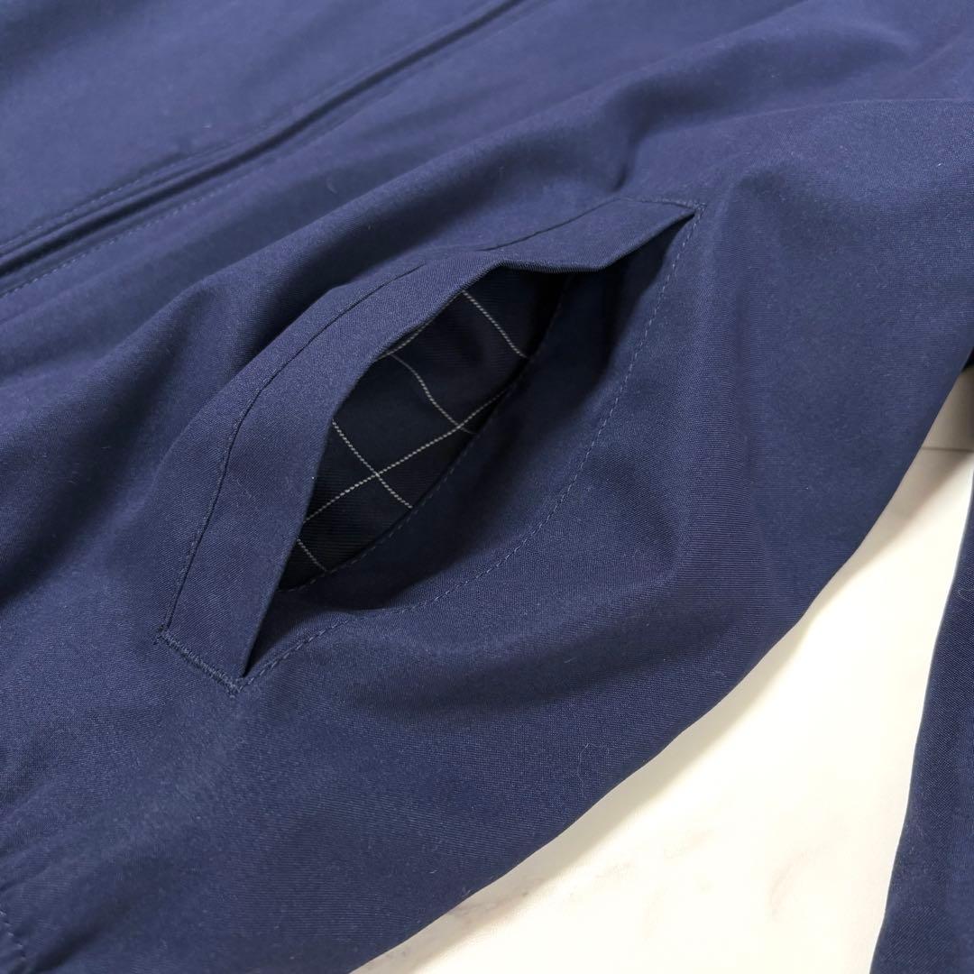 【ラルフローレン】スイングトップ　ナイロンジャケット　洗える　ポニーロゴ　紺