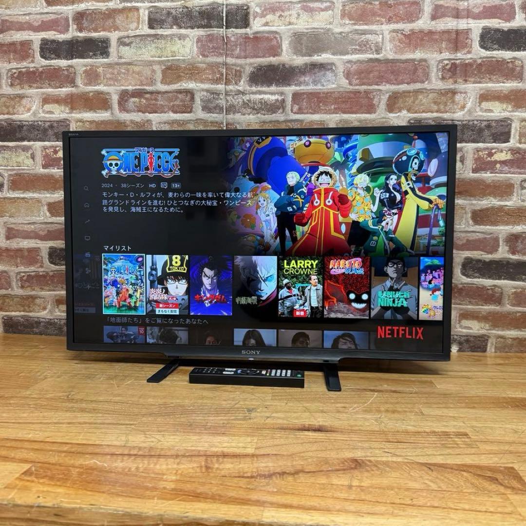 SONY 32V型 液晶テレビ BRAVIA KJ-32W730E 動画アプリ○