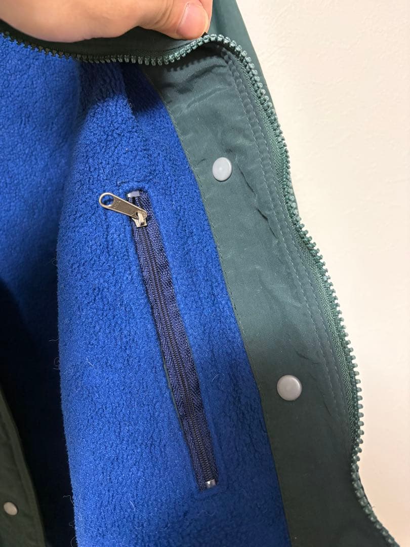 80s USA製　Patagonia フリース内張りジャケット