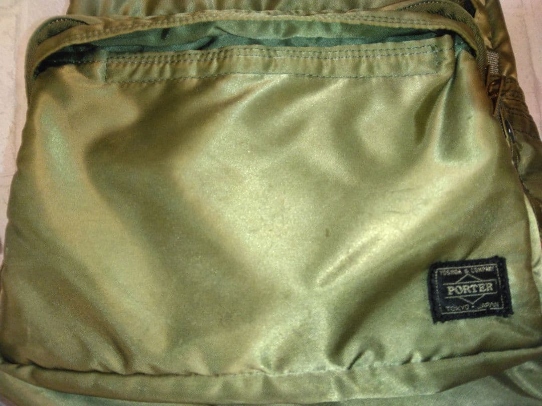 ポーター タンカー リュック Lサイズ セージグリーン 19L