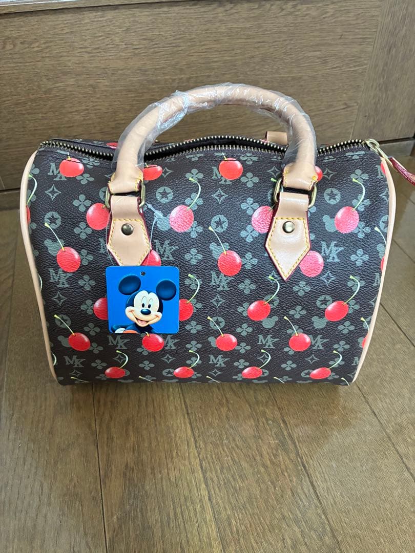 M*i様 モノグラム　チェリー柄　バッグ ミッキー　レトロ　レア　未使用　訳あり
