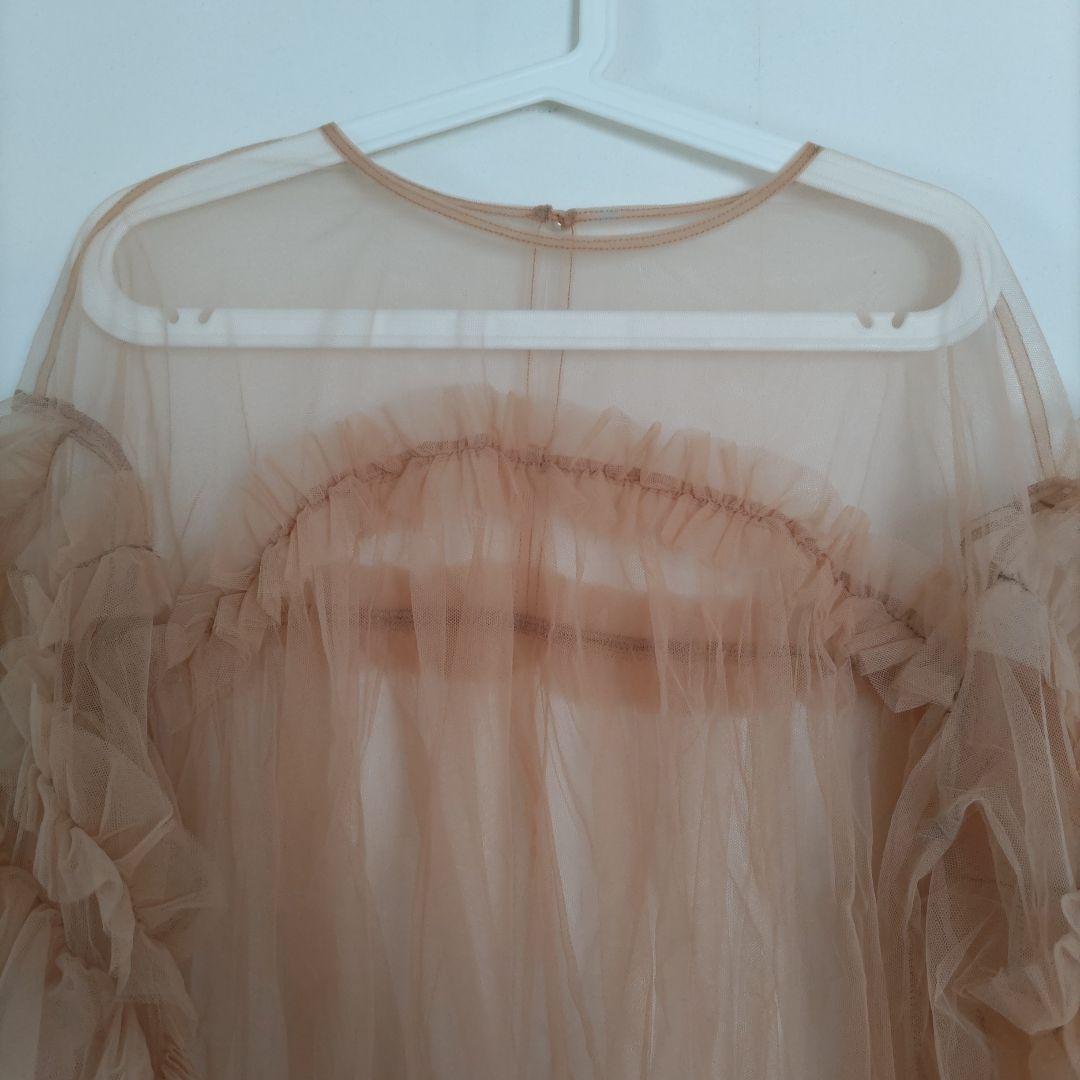 タグ付 【ANDRESD / niana】 デコラティブチュールトップス 結婚式