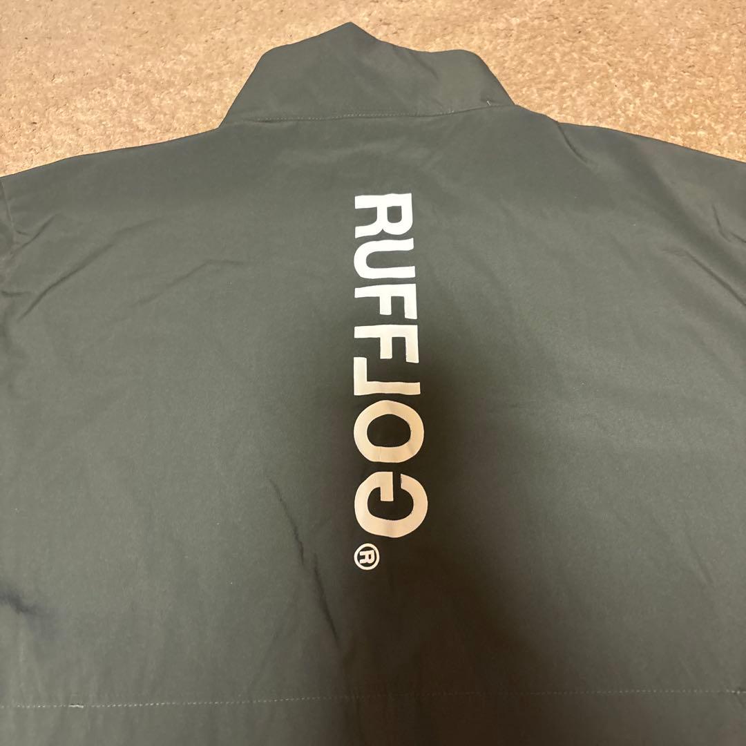 RUFFLOG カーキ ハーフジップ ピステ