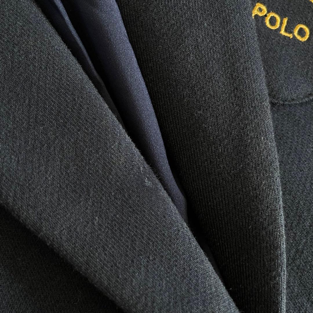 ポロラルフローレン　紺ブレ　金ボタン　刺繍　ネイビー　肩パッドあり　Mサイズ