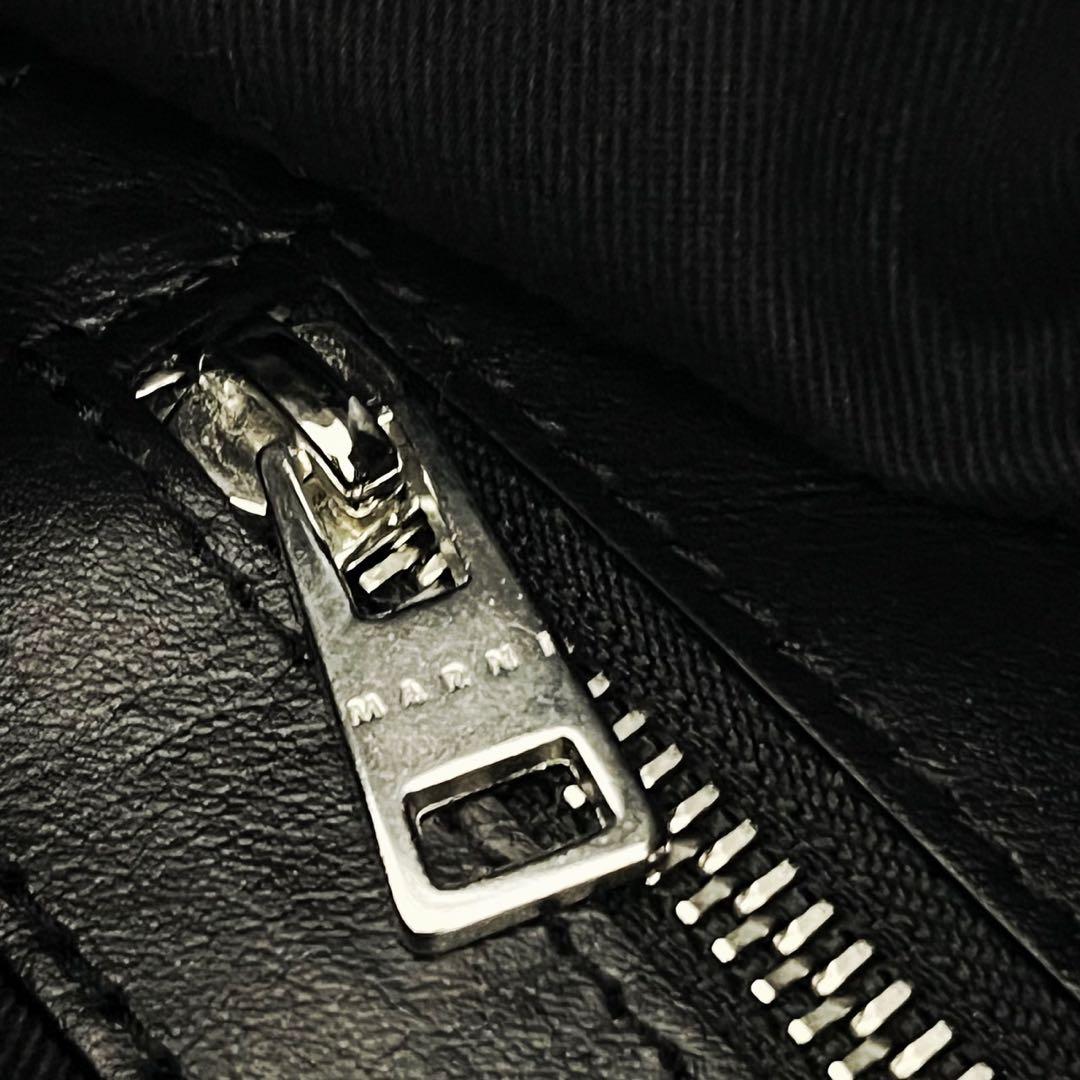 MARNI マルニ ナイロンリュック バックパック ロゴプレート