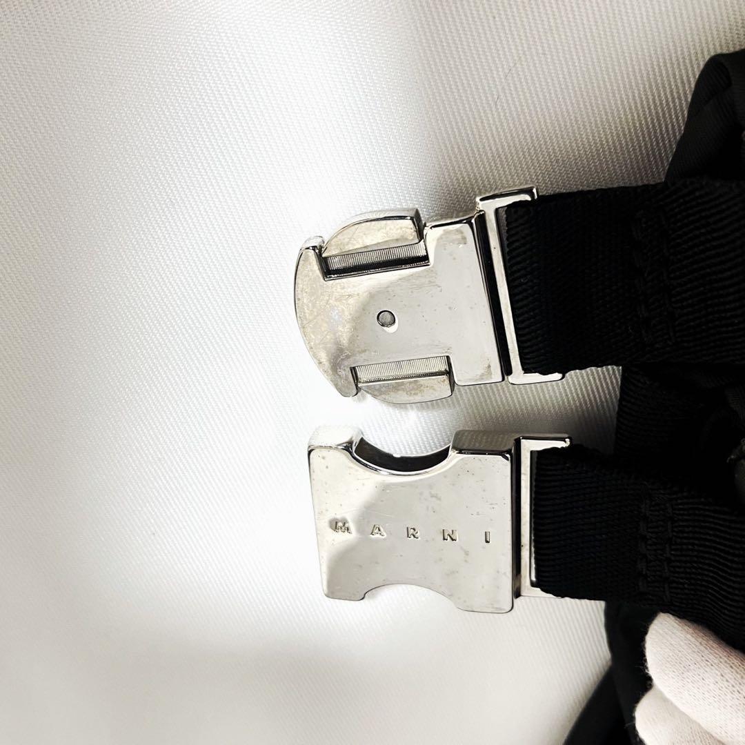 MARNI マルニ ナイロンリュック バックパック ロゴプレート