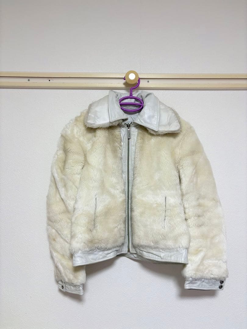 babyphat ベビーファット リバーシブル ブルゾン　ファー レザー y2k