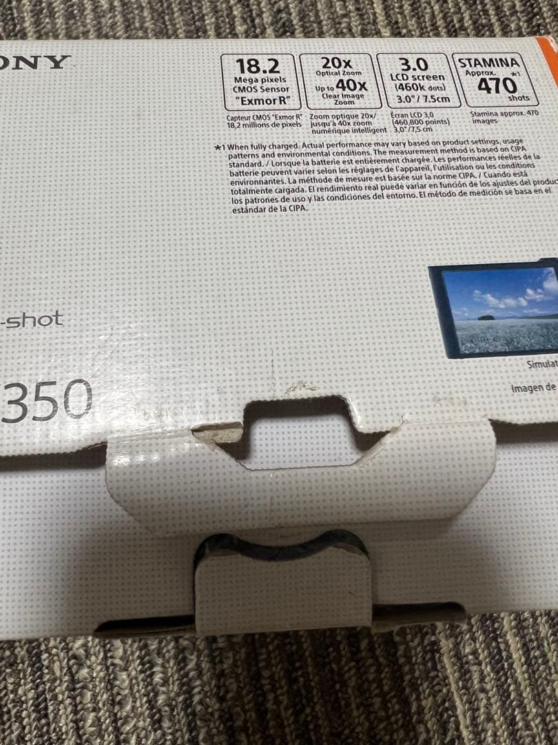 海外用極美品 SONY Cyber−Shot DSC-WX350 動作確認済