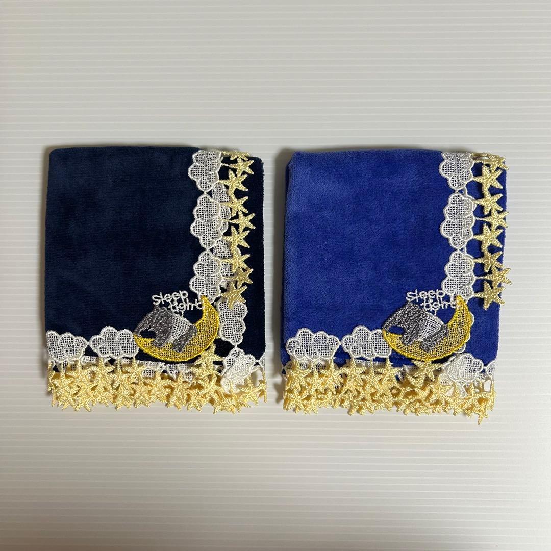 近沢レース　ハンカチ　夢喰いバク　2枚セット