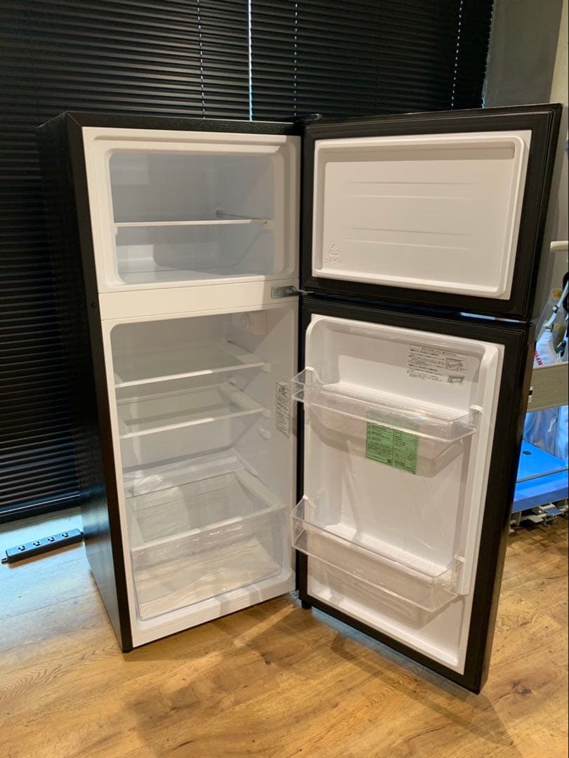 Hisense ブラック 2ドア冷蔵庫