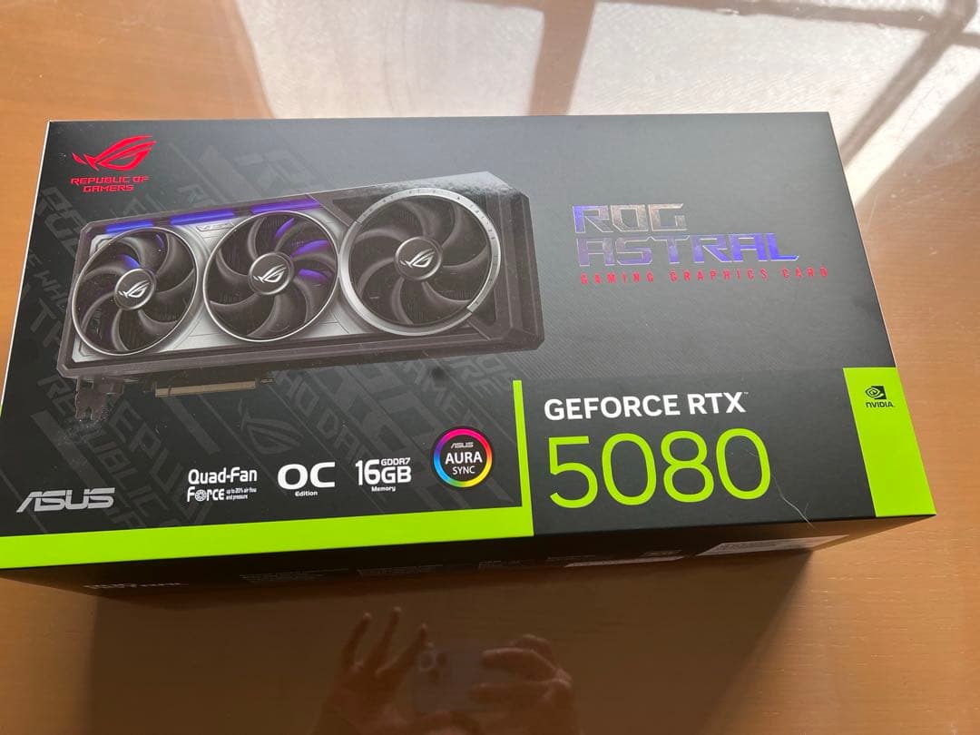 【中古】ASUS ROG ASTRAL RTX 5080 OC