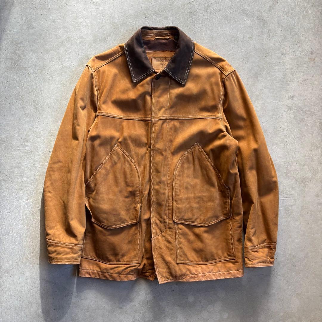 ティンバーランドTimberland レザーハンティングジャケット