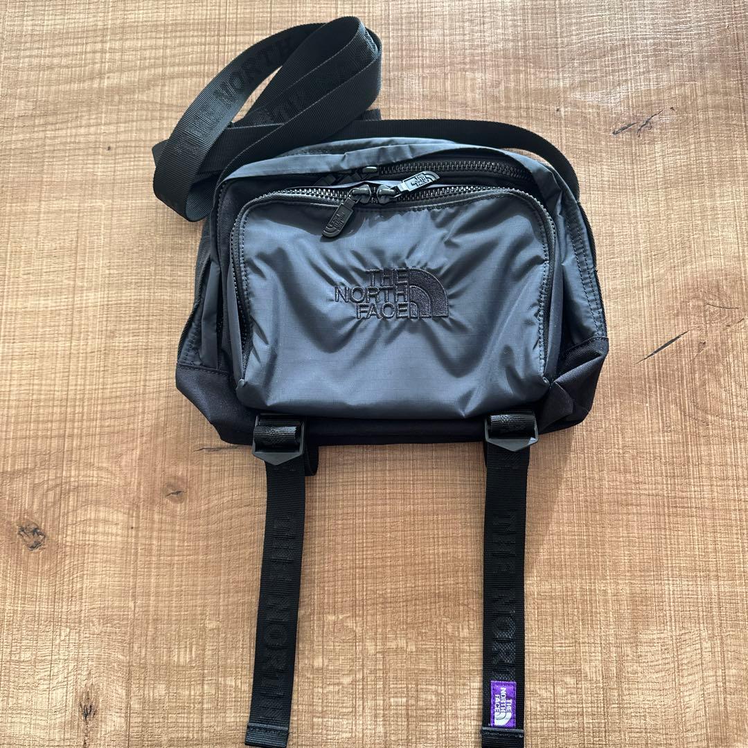 ノースフェイスパープルレーベル　コーデュラナイロンショルダーバッグ　ブラック　黒