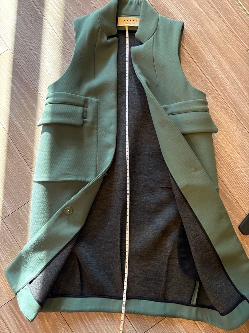 2点おまとめ！MARNI ノースリーブベスト 36 グリーン